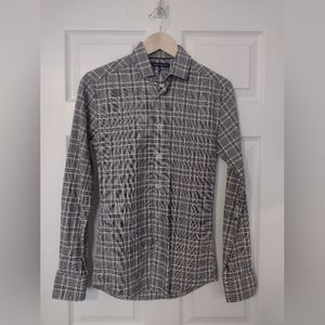 Mens Vince Camuto plaid Dress shirt